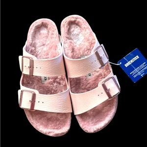 Birkenstock Arizona Shearling-Lined Slide Sandal